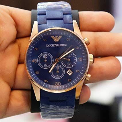 Blue Chronograph Analog Blue Dial Men's Watch for Man AR5806