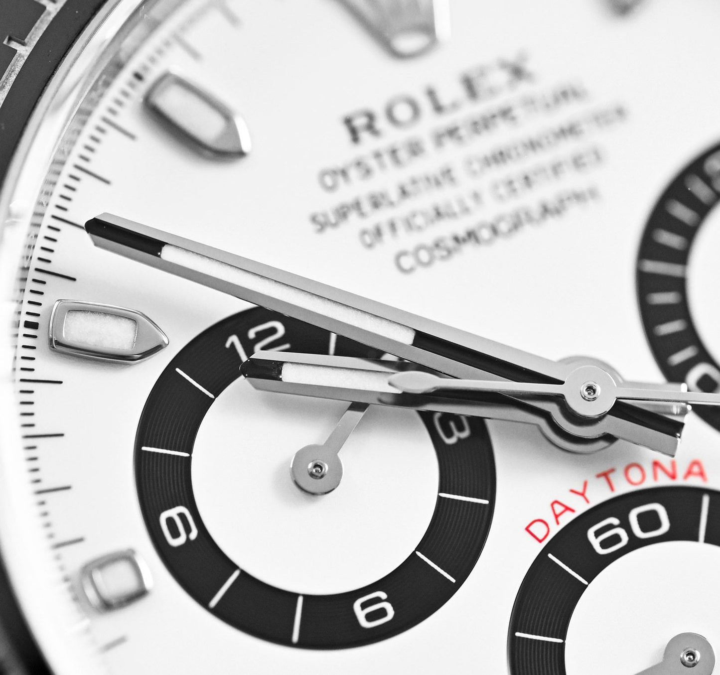 Cosmograph Date White Dial Silver Strap PVD Watch Gift Top Quality 126612-LN