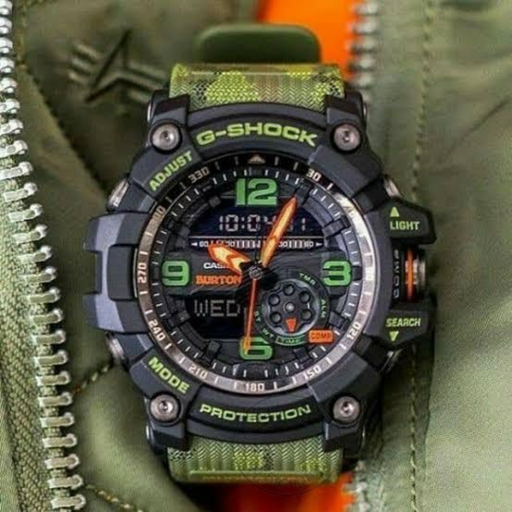 G Shock Mudmaster BURTON Analog Digital Black Dial Men S Watch GG