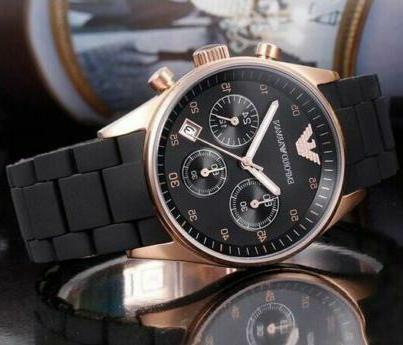 Chronograph Analog black Dial Men's Watch for Man AR5905 Sale Gift