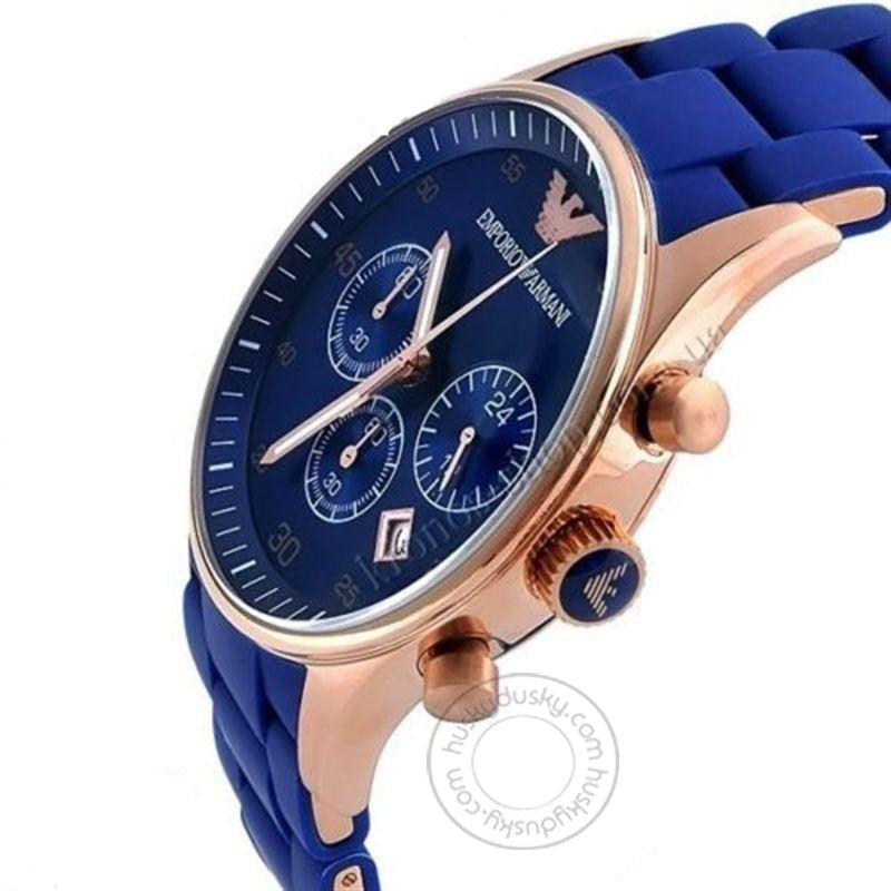 Blue Chronograph Analog Blue Dial Men's Watch for Man AR5806