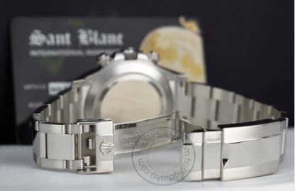 Chronograph Daytona Quartz Silver Blue Metal Men's Watch for Man BLUE-DIAL-QTZ