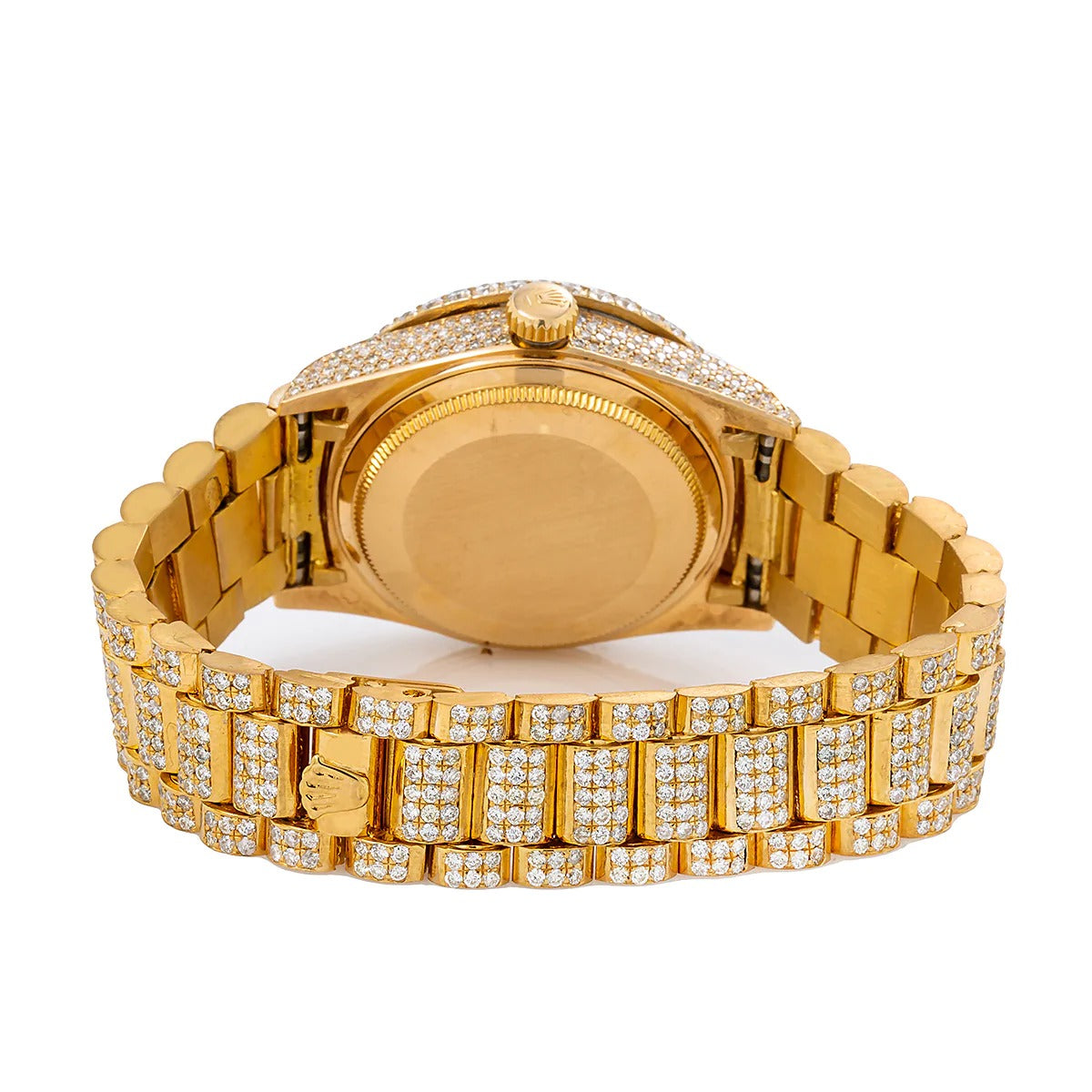 Royal Stainless Steel Watch With Arabic Gold Dial Watch For Men's And Women's -Best For Stylist Look