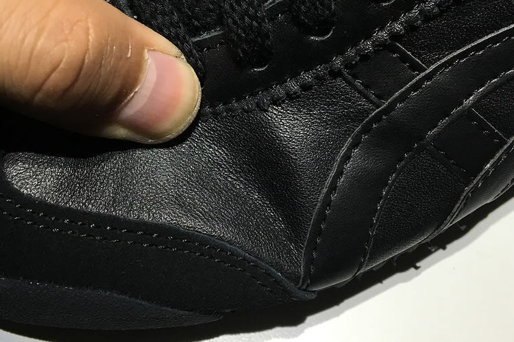 Onitsuka Tiger Unisex (All Black) Mexico 66 Deluxe Shoes Lace-Up Athletic Shoes For Men's Or Boys THL202-9000