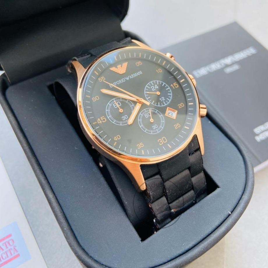 Chronograph Analog black Dial Men's Watch for Man AR5905 Sale Gift