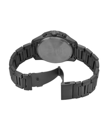 A/X Armani Exchange 44 mm Black Dial Stainless Steel Chronograph Watch For Men-AX-6442