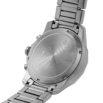 A/X Armani Exchange 44 mm Black Dial Stainless Steel Chronograph Watch For Men-AX-6443