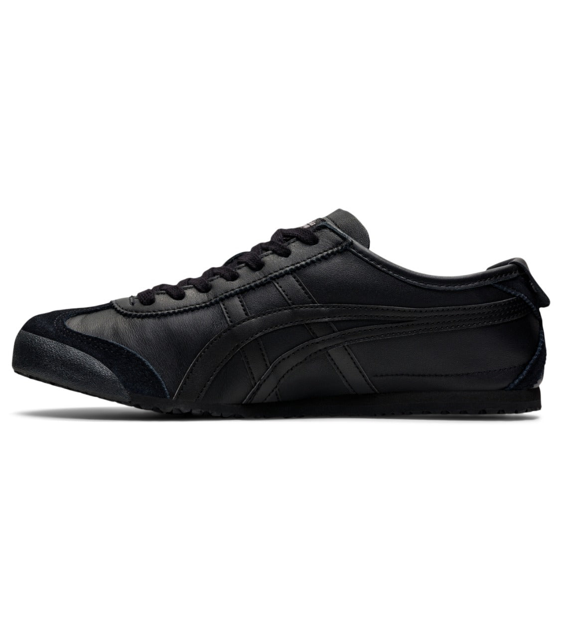 Onitsuka Tiger Unisex (All Black) Mexico 66 Deluxe Shoes Lace-Up Athletic Shoes For Men's Or Boys THL202-9000