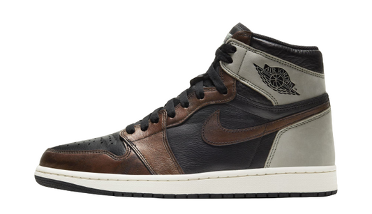 Air Jordan 1  Mid Retro Black/Light Army-Sail-Fresh Mint Men's Shoes