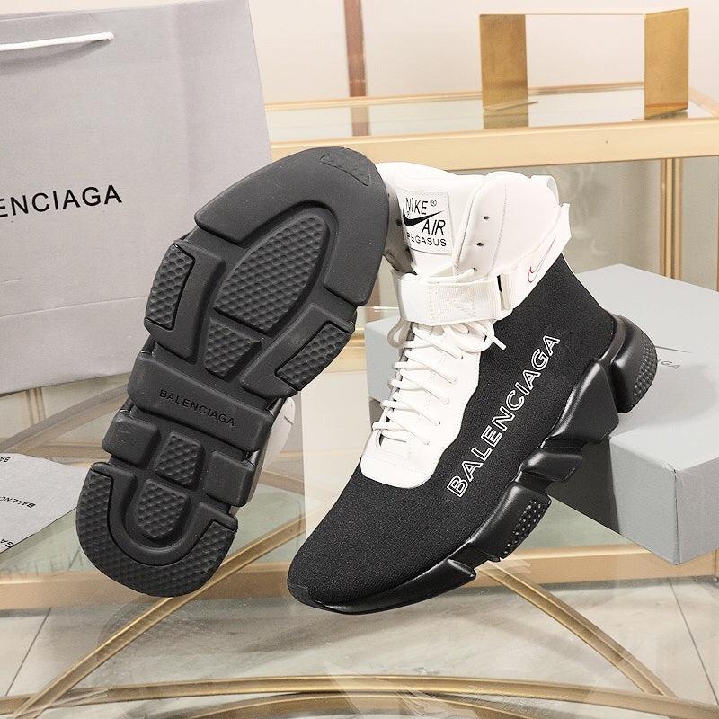 Nike High Top White Black Shoe - Speed-Trainer-022
