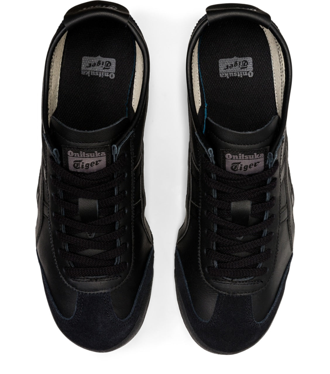 Onitsuka Tiger Unisex (All Black) Mexico 66 Deluxe Shoes Lace-Up Athletic Shoes For Men's Or Boys THL202-9000