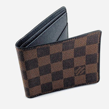 Leather Brown Color Full Printed Design Wallet For Men's LV-W-585