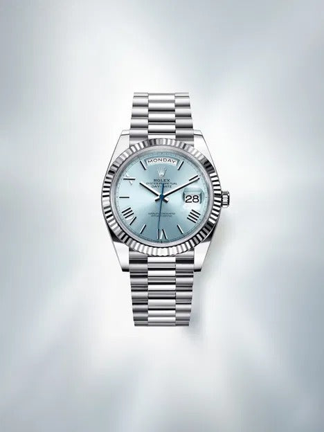 RLX Oyster Perpetual Day-Date Sky Blue Dial Men's Watch RLX-OYST-SKY BLUE