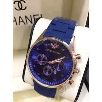 Blue Chronograph Analog Blue Dial Men's Watch for Man AR5806