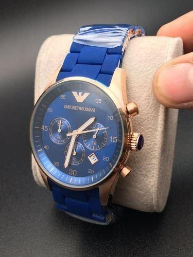 Blue Chronograph Analog Blue Dial Men's Watch for Man AR5806
