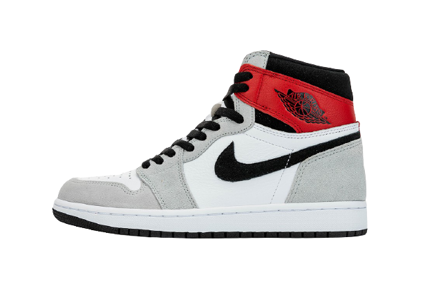 Air Jordan 1 High Light Smoke Grey Shoes For Men And